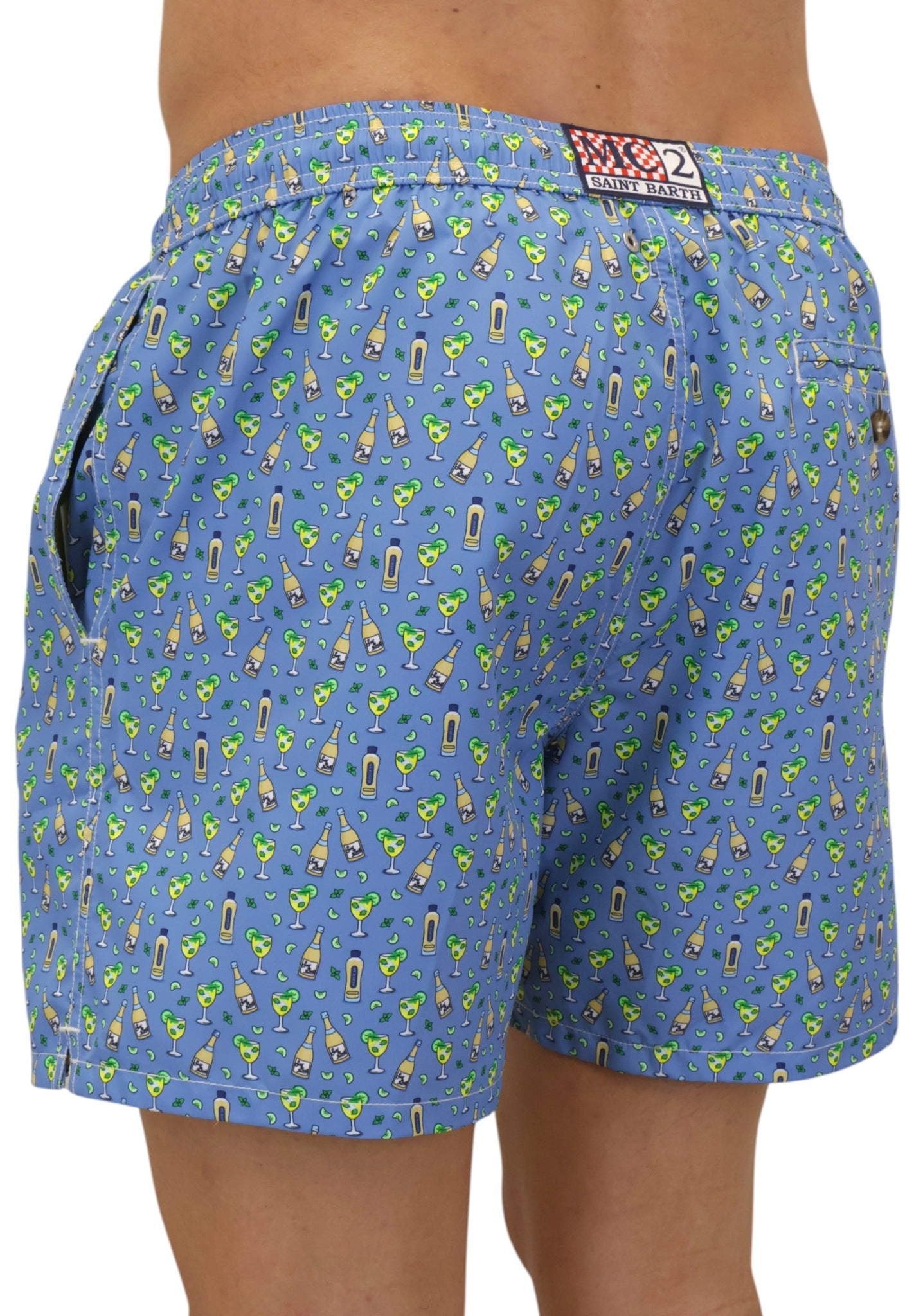 BOXER MARE Azzurro Mc2 Saint Barth