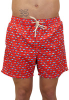 BOXER MARE Rosso Mc2 Saint Barth