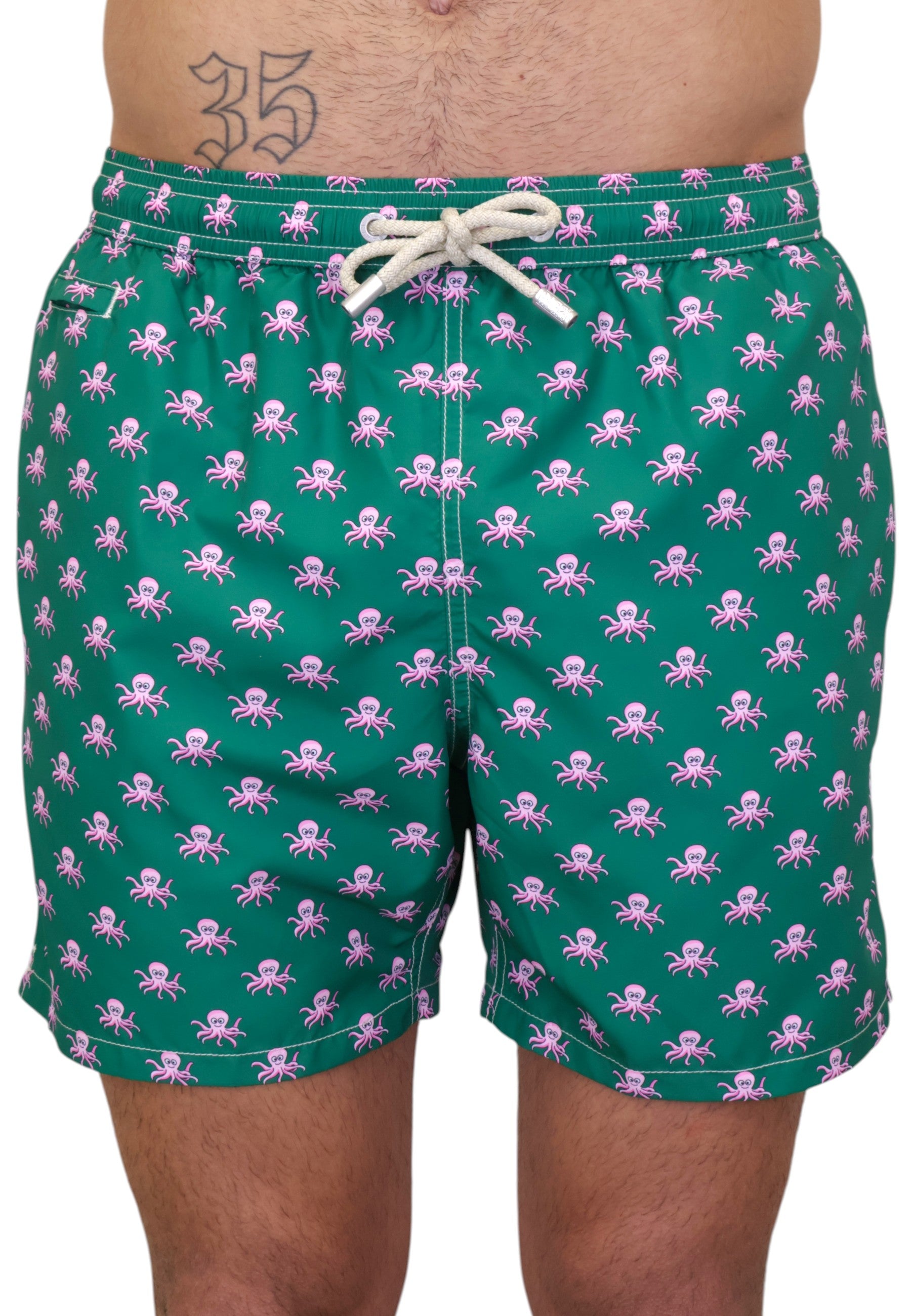 BOXER MARE Verde Mc2 Saint Barth