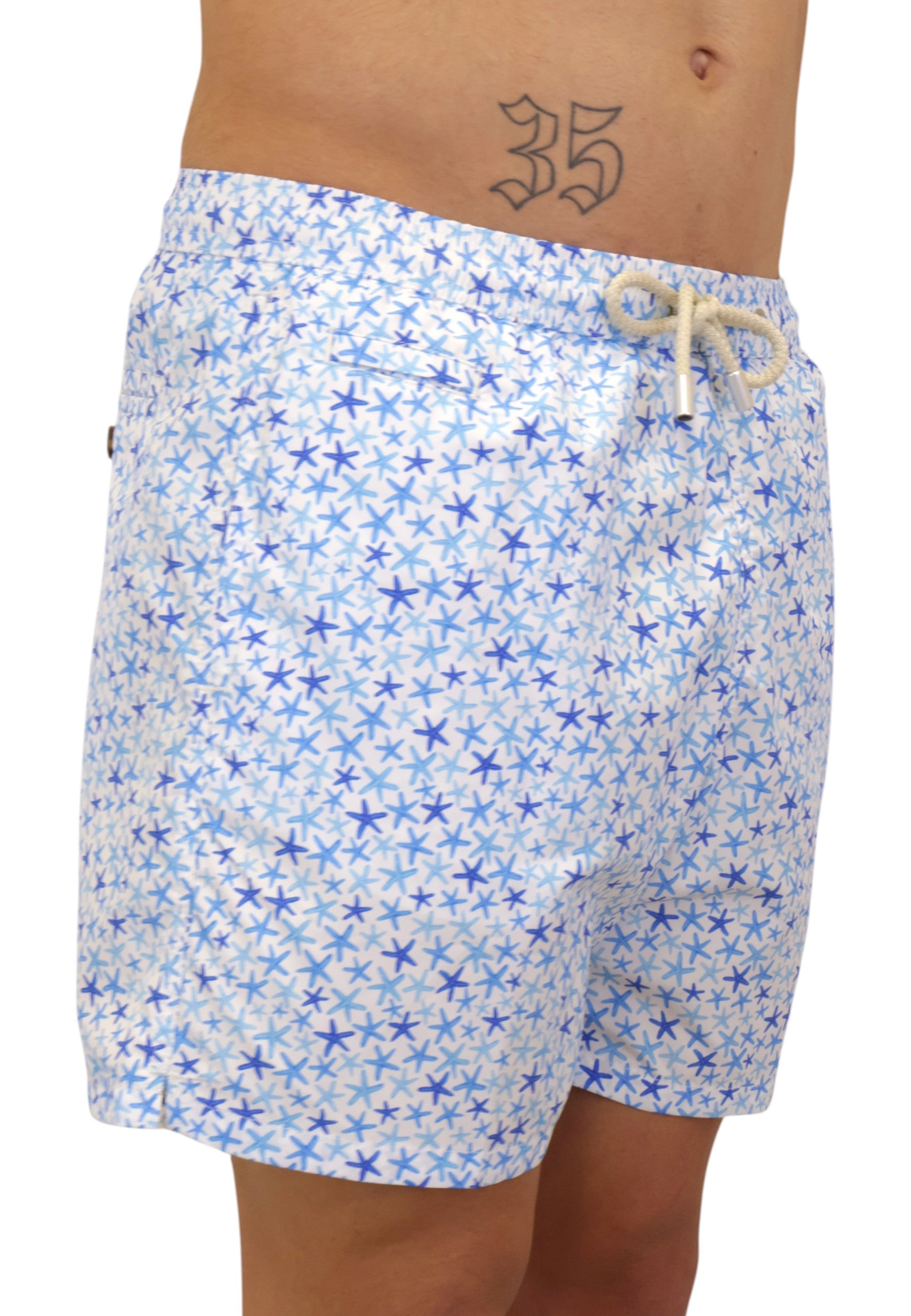 BOXER MARE Bianco Mc2 Saint Barth