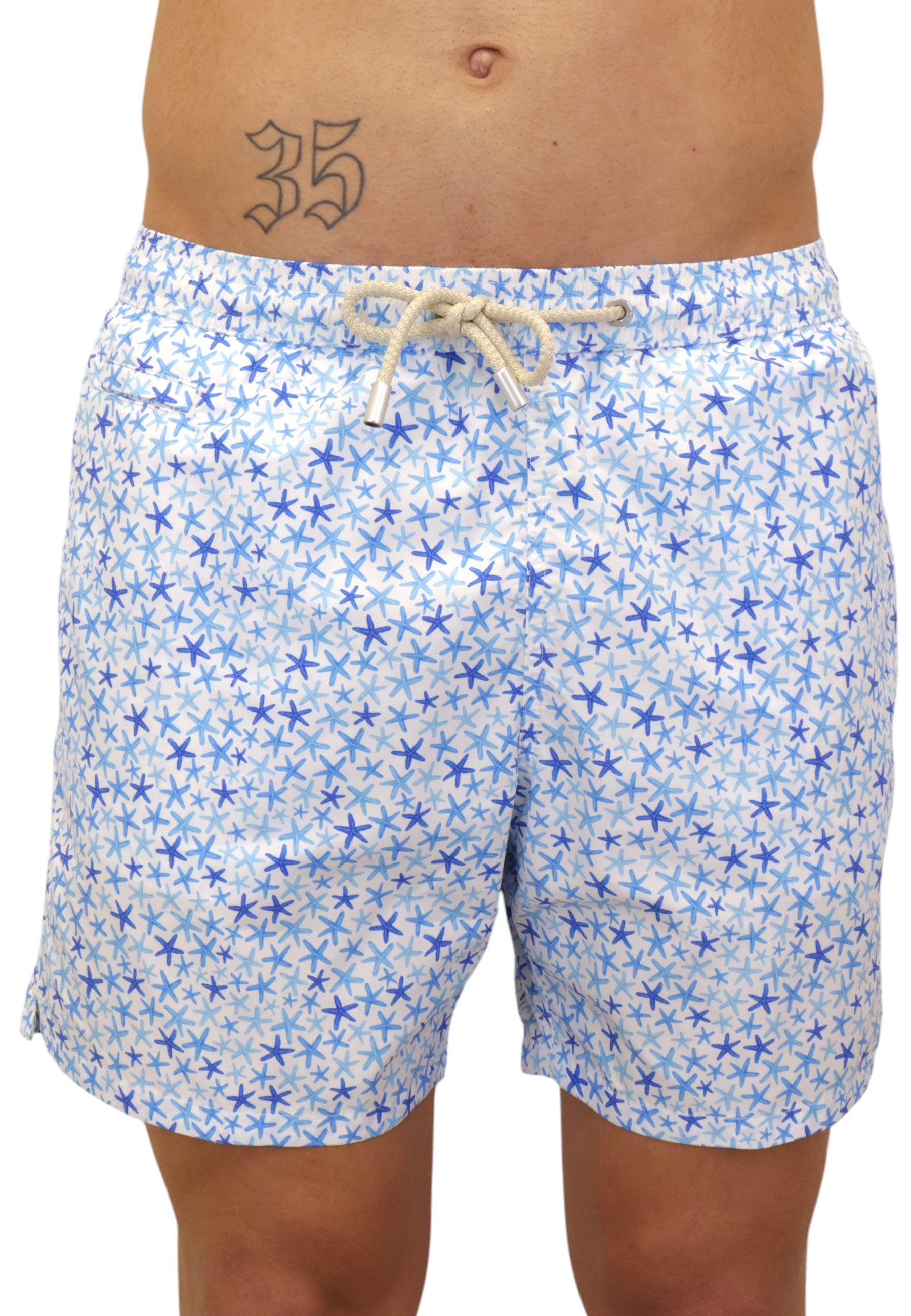 BOXER MARE Bianco Mc2 Saint Barth