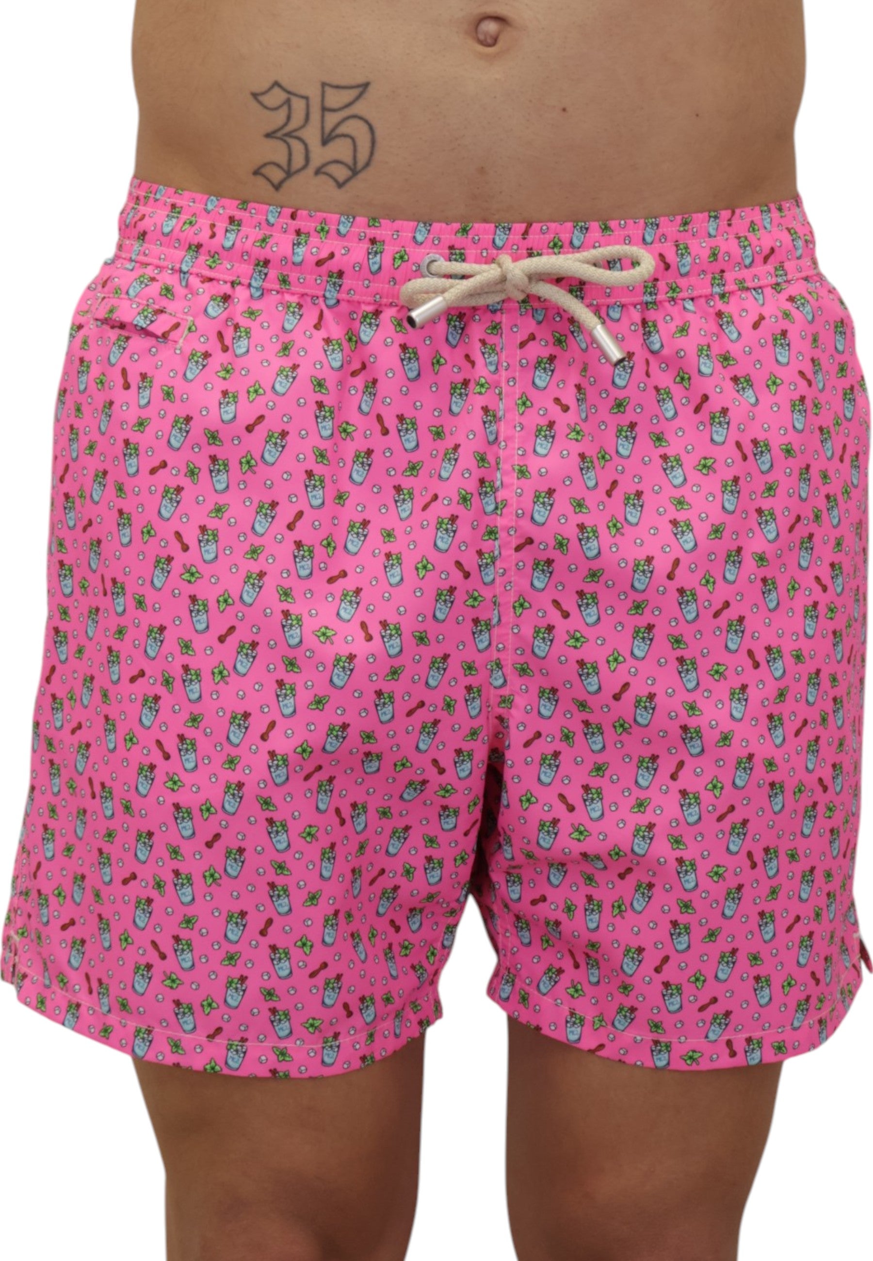 BOXER MARE Rosa Mc2 Saint Barth