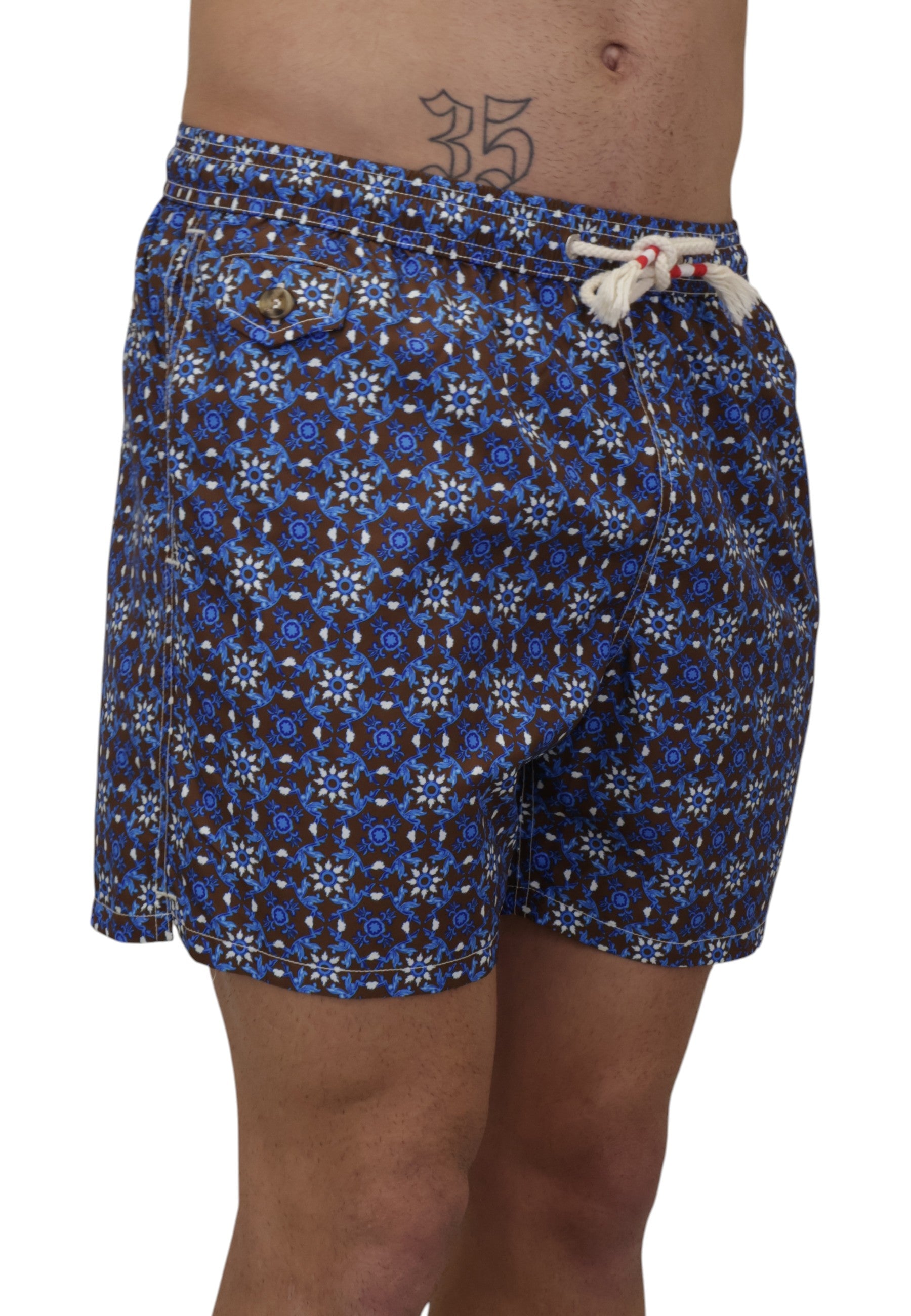 BOXER MARE Marrone Mc2 Saint Barth