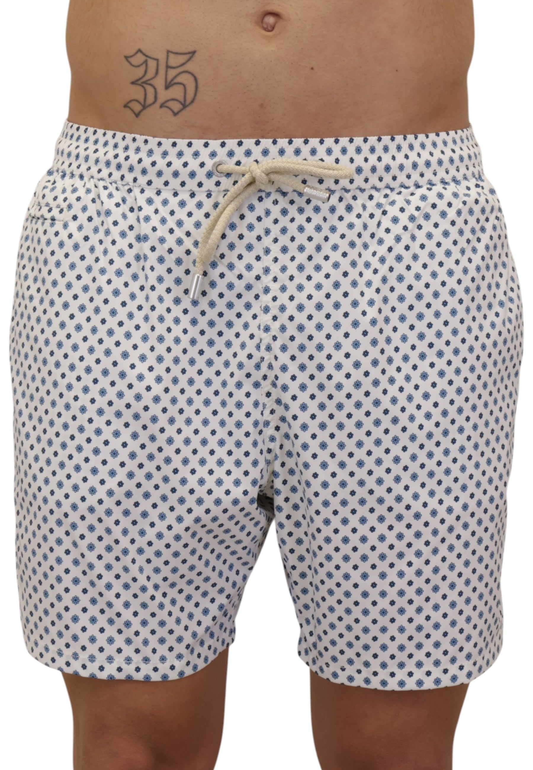 BOXER MARE Bianco Mc2 Saint Barth