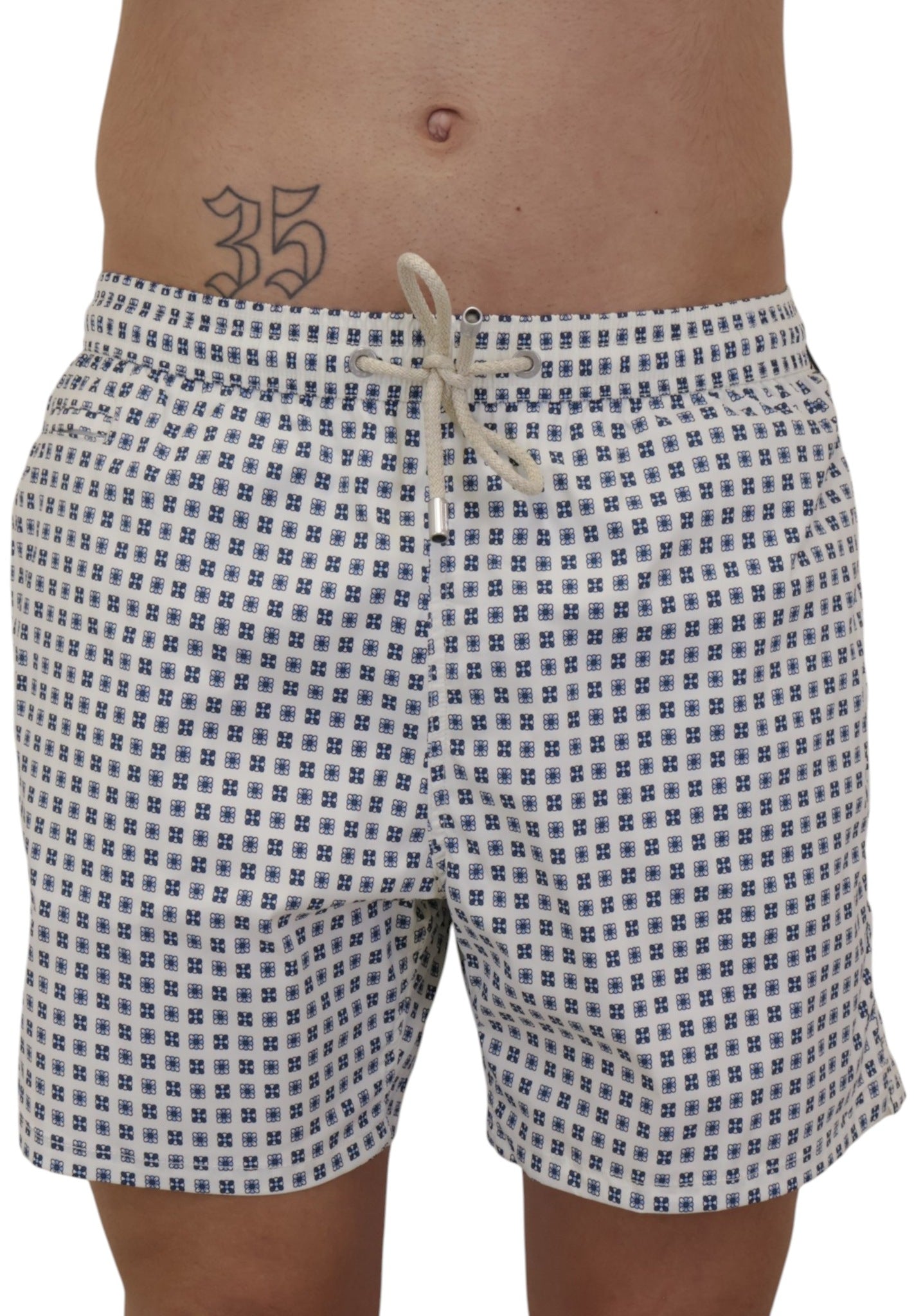 BOXER MARE Bianco Mc2 Saint Barth
