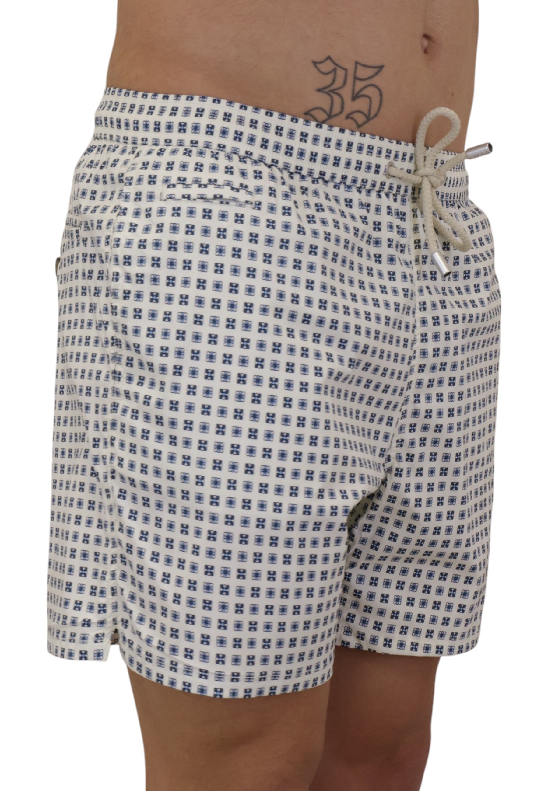 BOXER MARE Bianco Mc2 Saint Barth