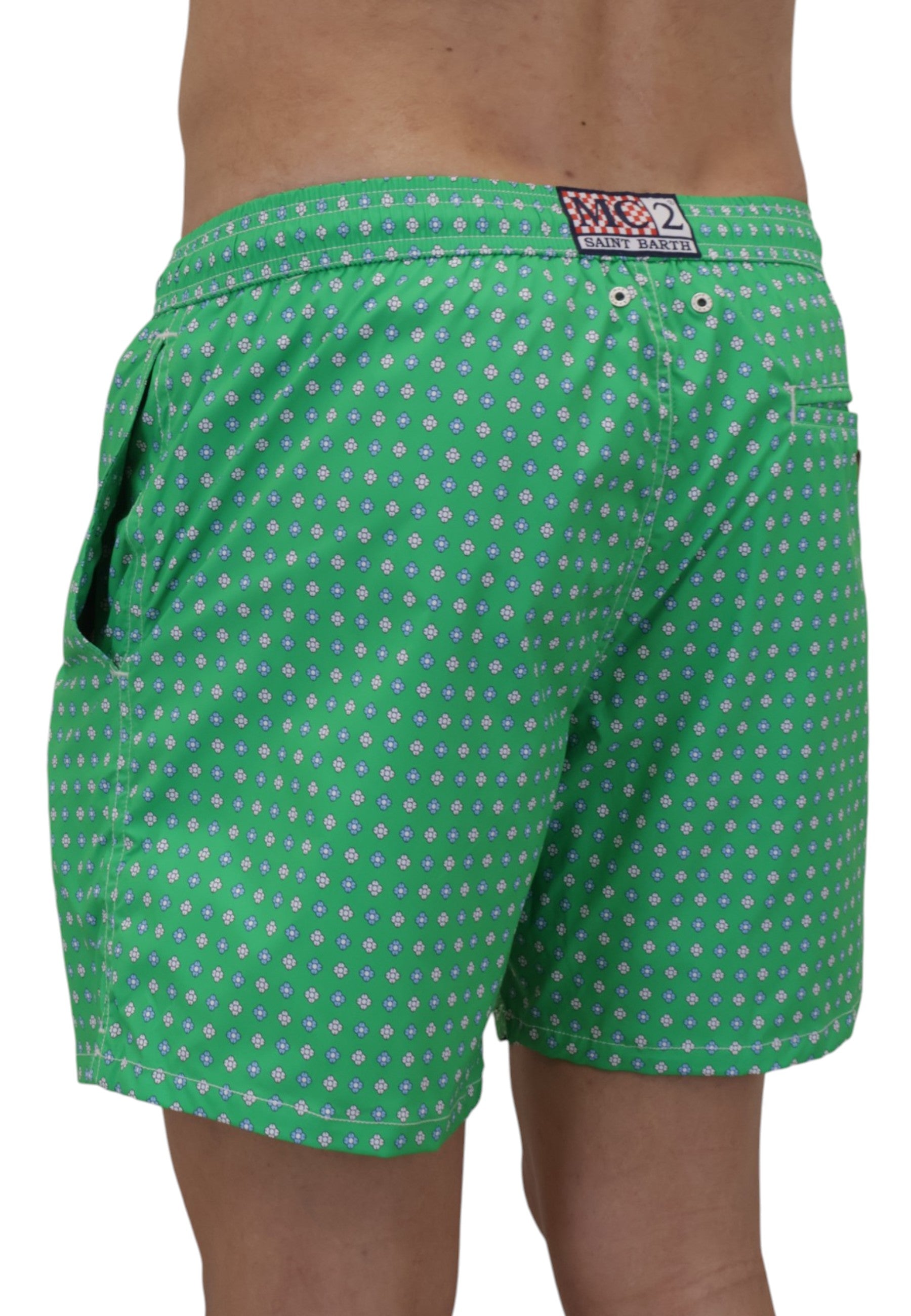 BOXER MARE Verde Mc2 Saint Barth