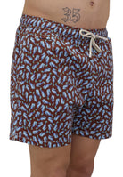 BOXER MARE Marrone Mc2 Saint Barth
