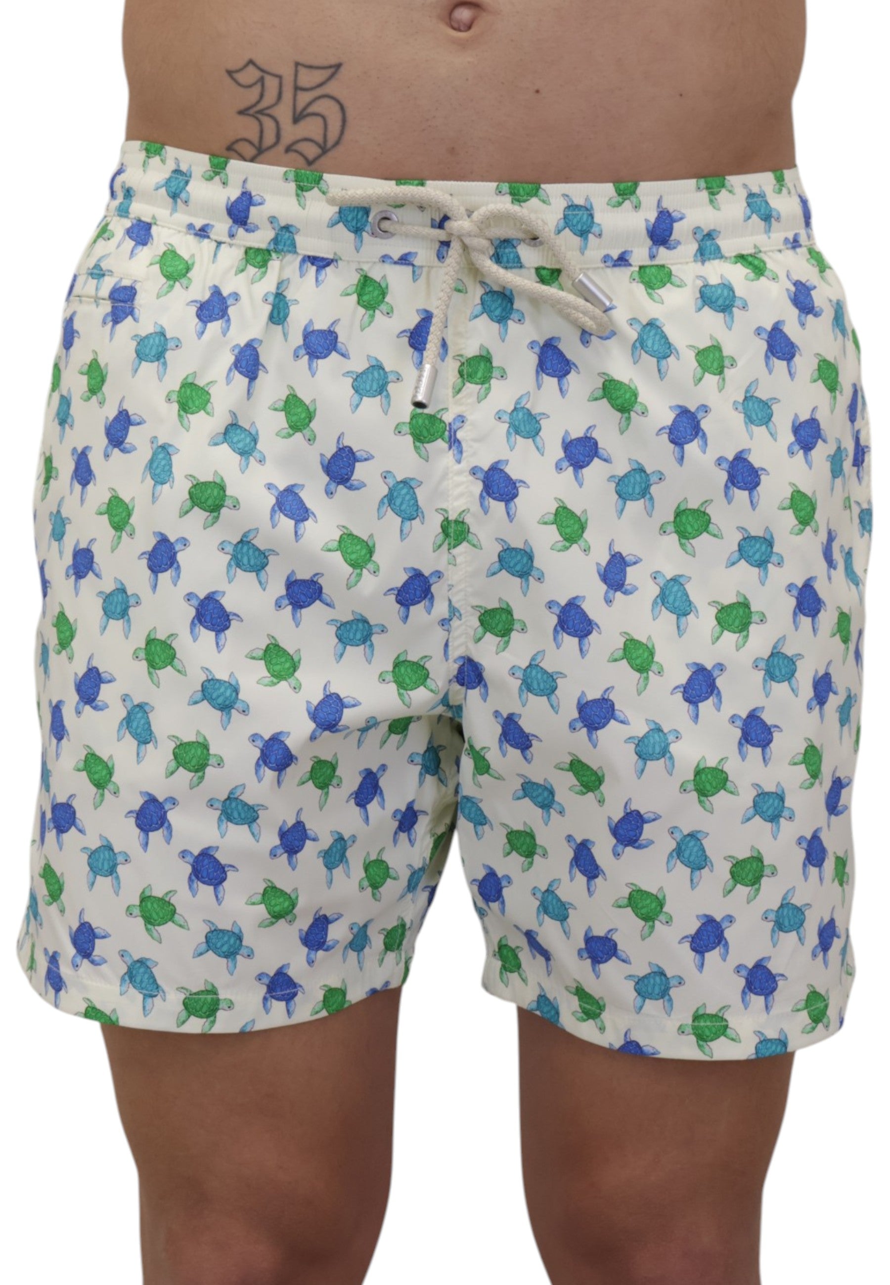 BOXER MARE Bianco Mc2 Saint Barth