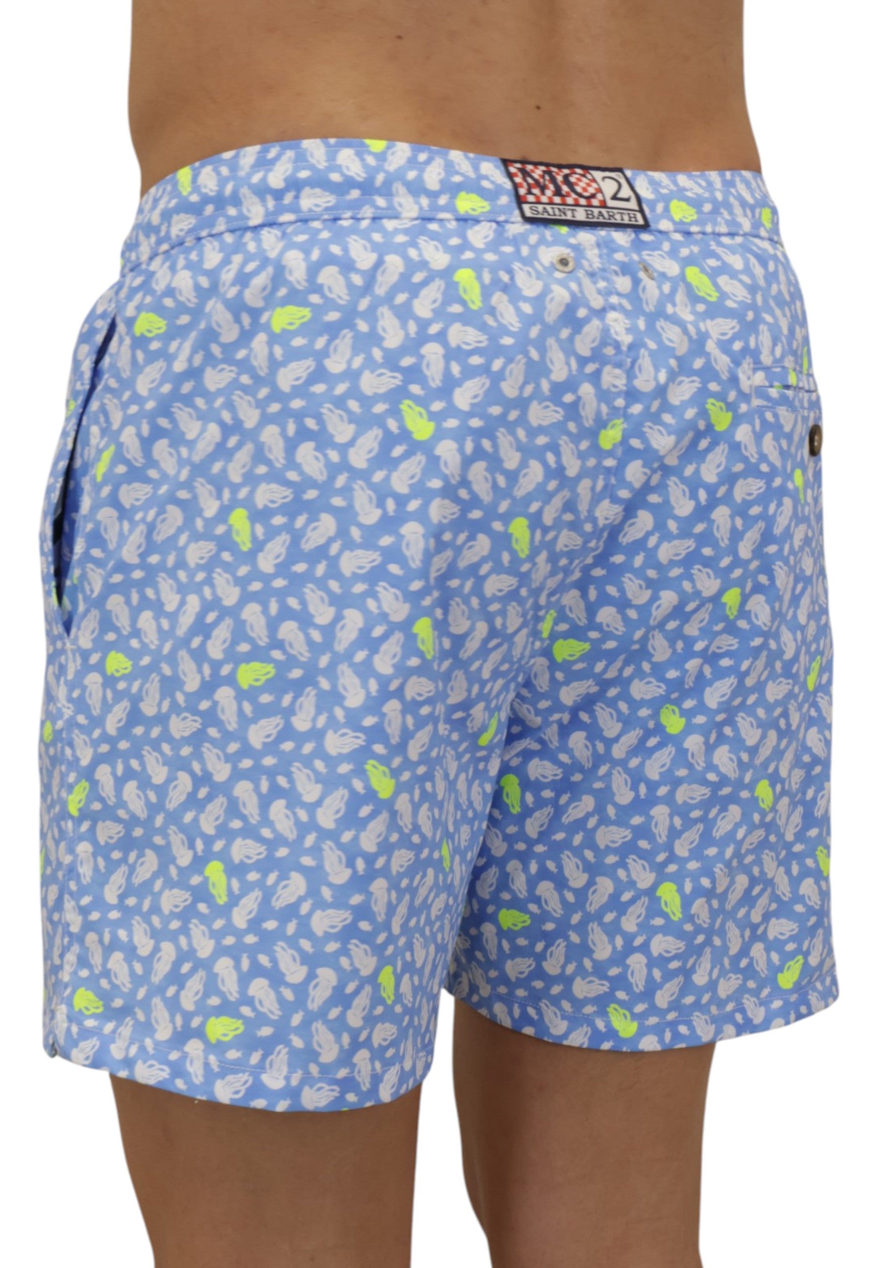 BOXER MARE Bianco Mc2 Saint Barth