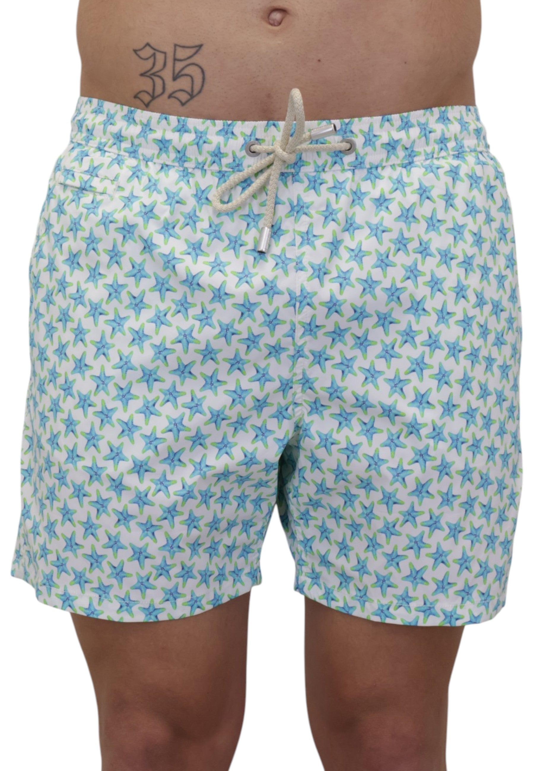 BOXER MARE Bianco Mc2 Saint Barth