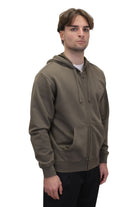 FELPE CON ZIP Verde Mc2 Saint Barth