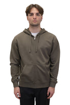 FELPE CON ZIP Verde Mc2 Saint Barth