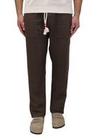PANTALONI CON COULISSE Marrone Mc2 Saint Barth