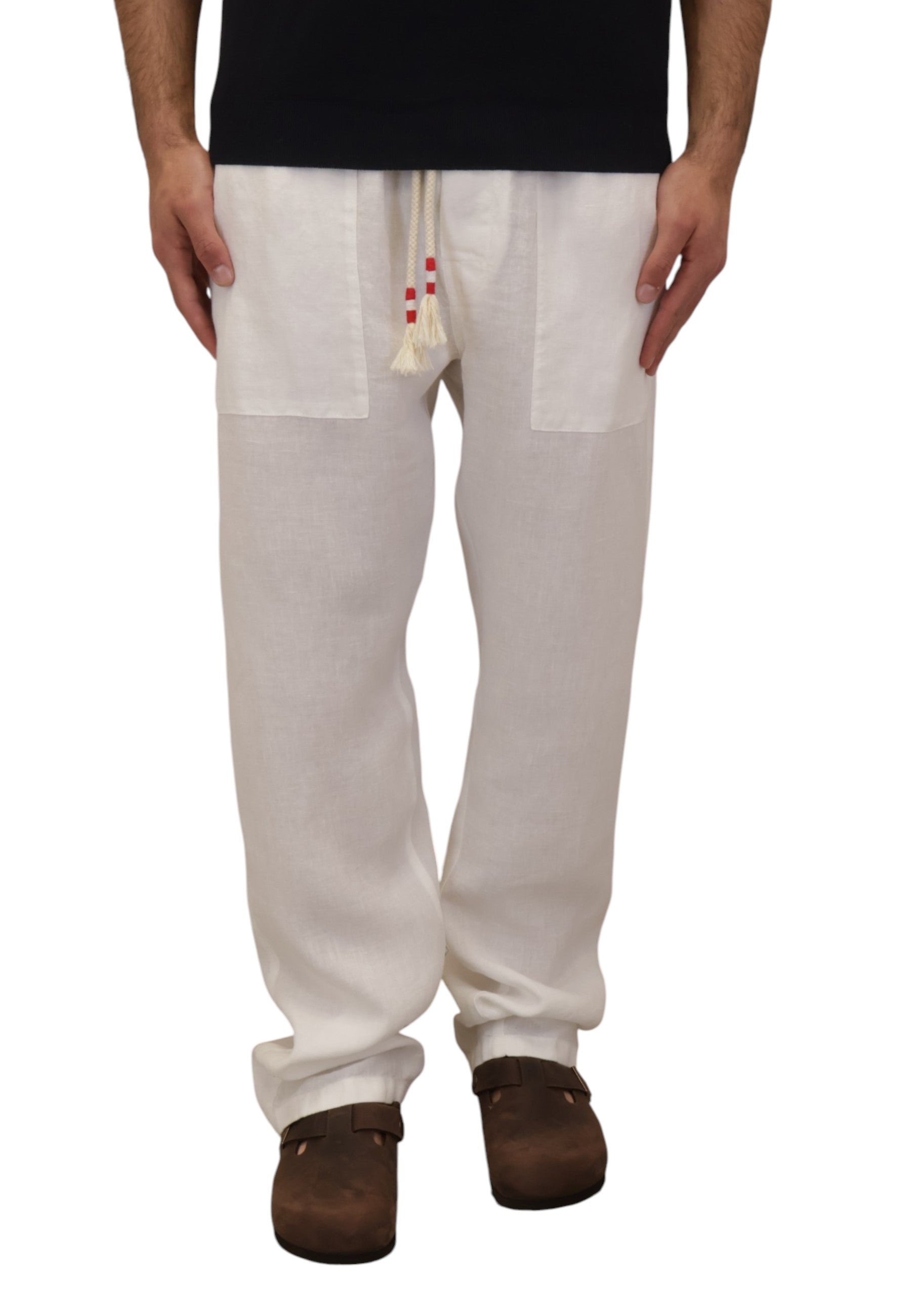 PANTALONI Bianco Mc2 Saint Barth
