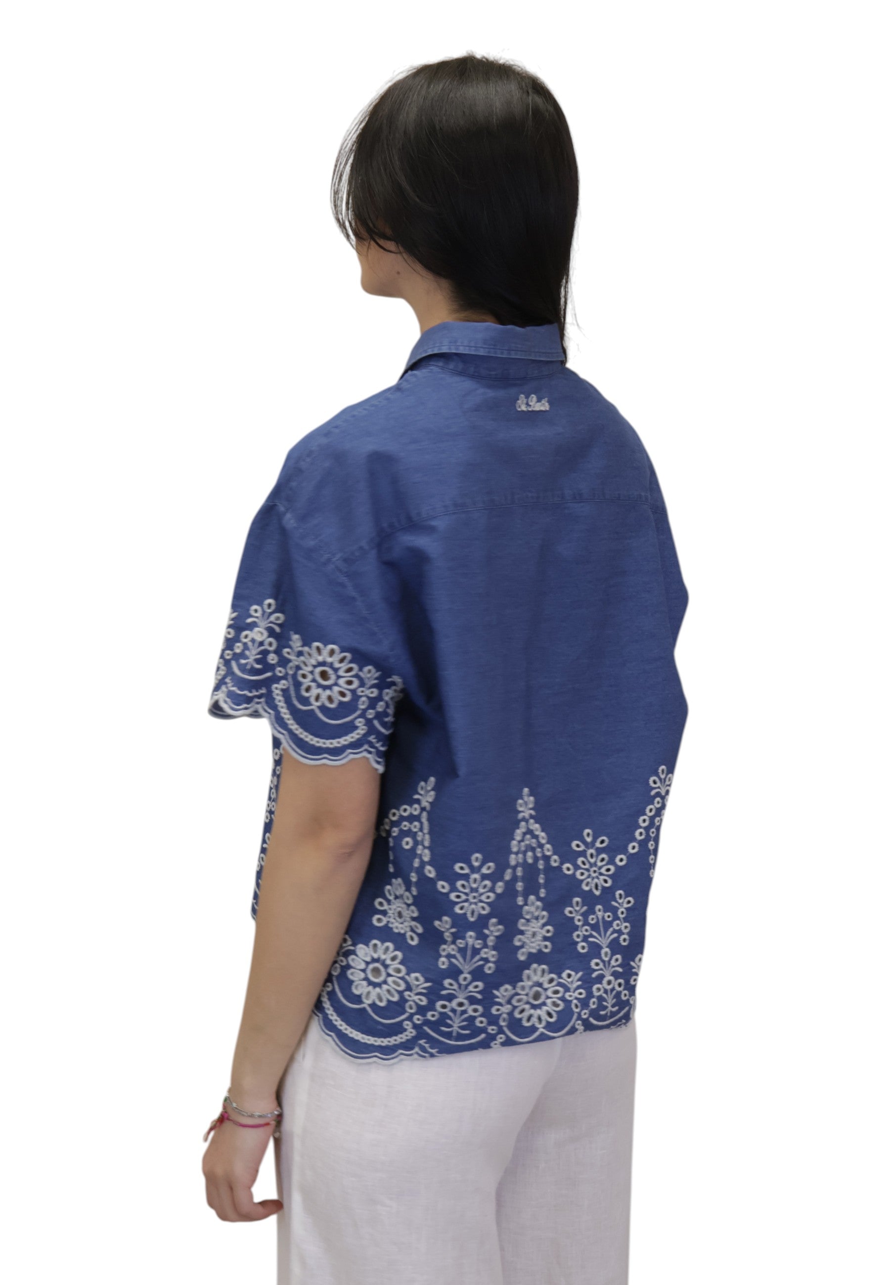 CAMICIE MANICA CORTA Blu Mc2 Saint Barth