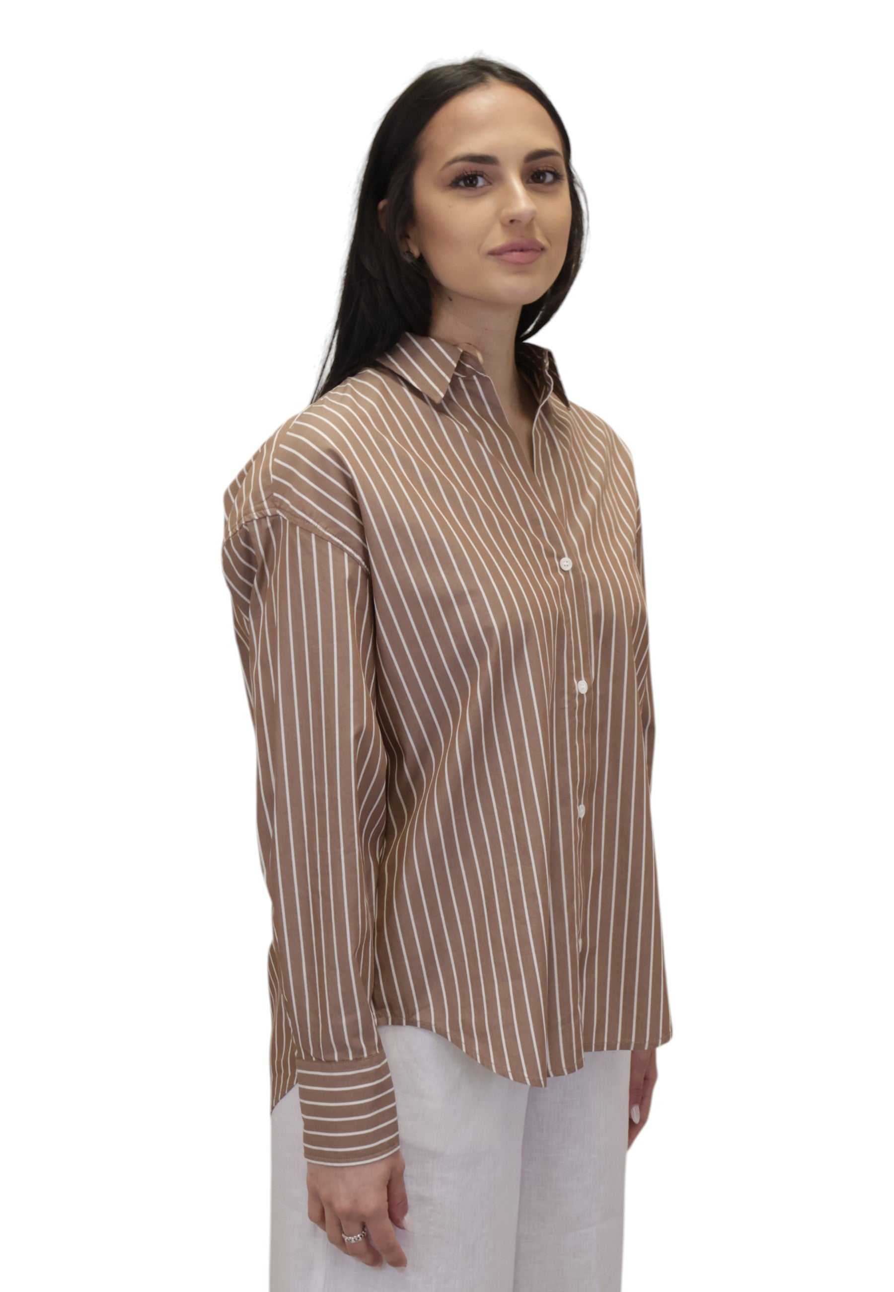 CAMICIE MANICA LUNGA Marrone Mc2 Saint Barth