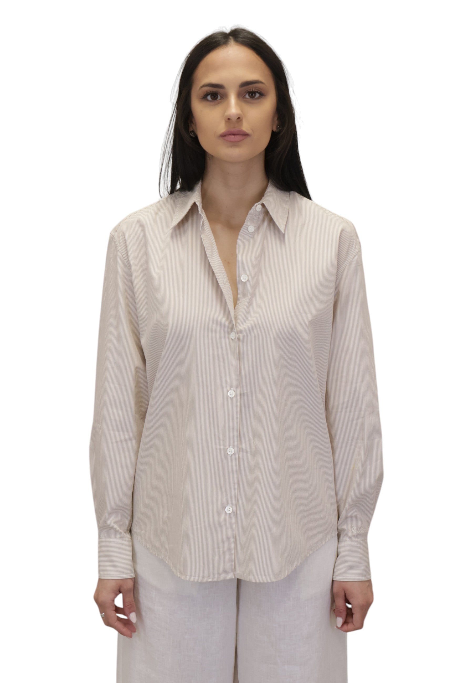 CAMICIE MANICA LUNGA Marrone Mc2 Saint Barth