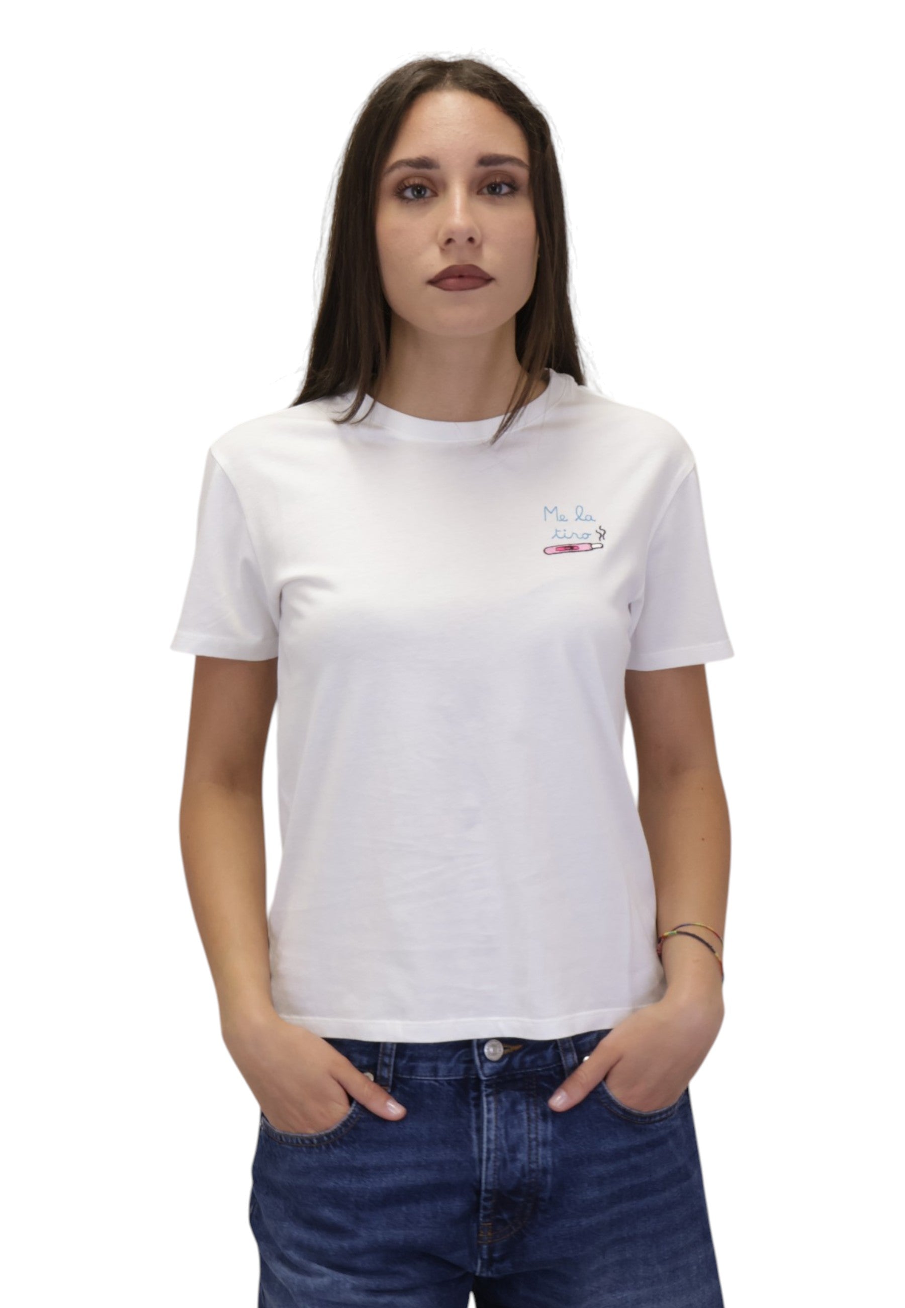 T-SHIRT Bianco Mc2 Saint Barth
