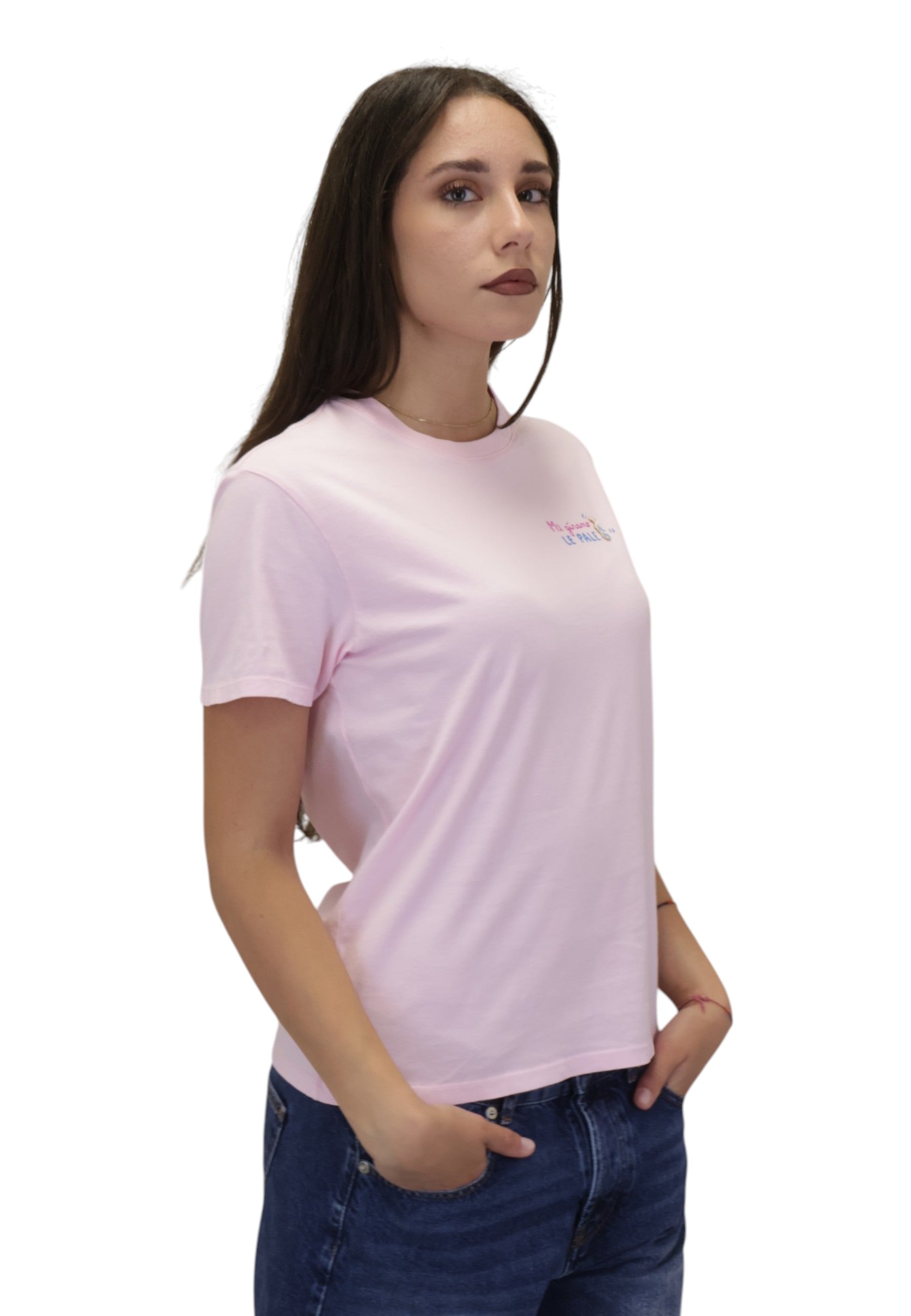 T-SHIRT Rosa Mc2 Saint Barth