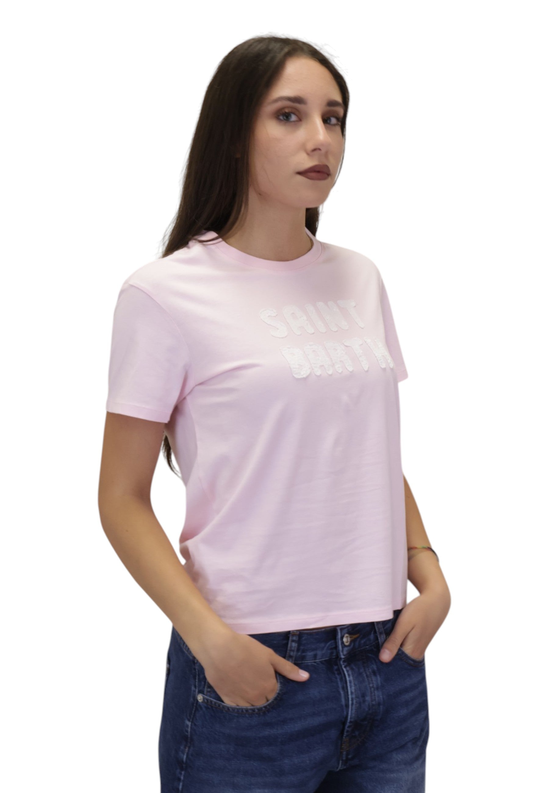 T-SHIRT Rosa Mc2 Saint Barth