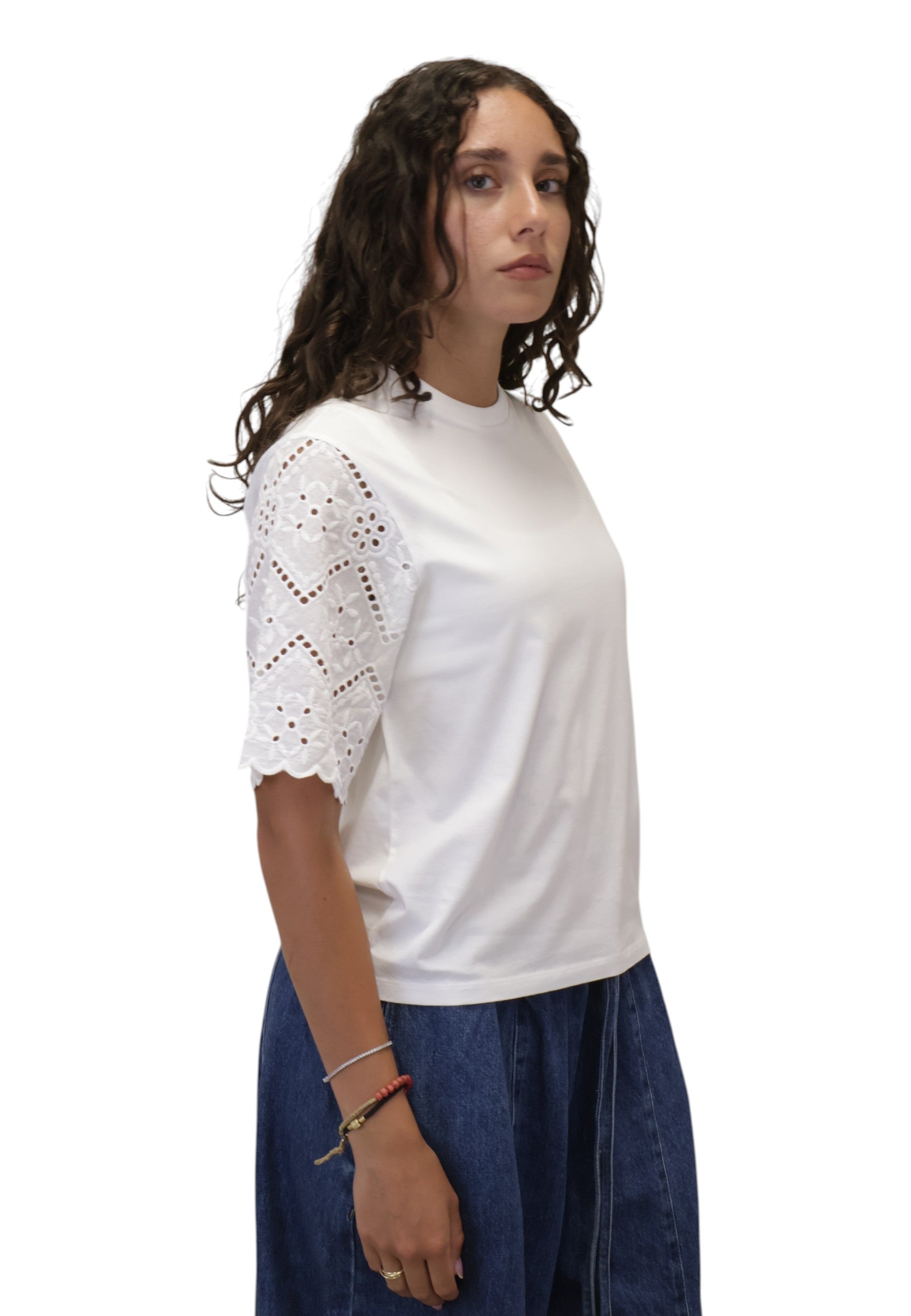 T-SHIRT Bianco Mc2 Saint Barth