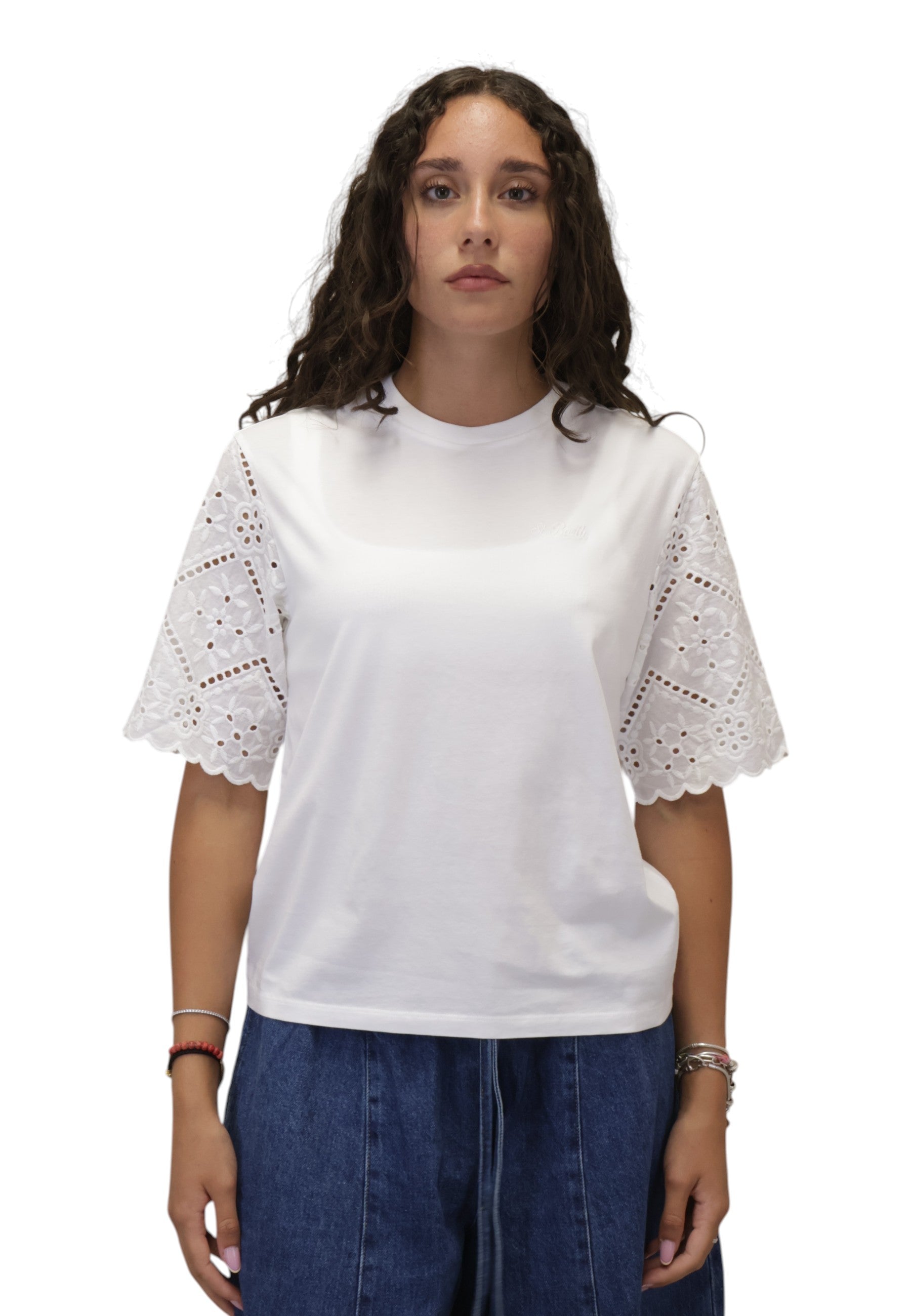 T-SHIRT Bianco Mc2 Saint Barth