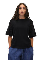 T-SHIRT Nero Mc2 Saint Barth