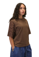 T-SHIRT Marrone Mc2 Saint Barth