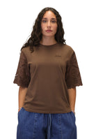 T-SHIRT Marrone Mc2 Saint Barth