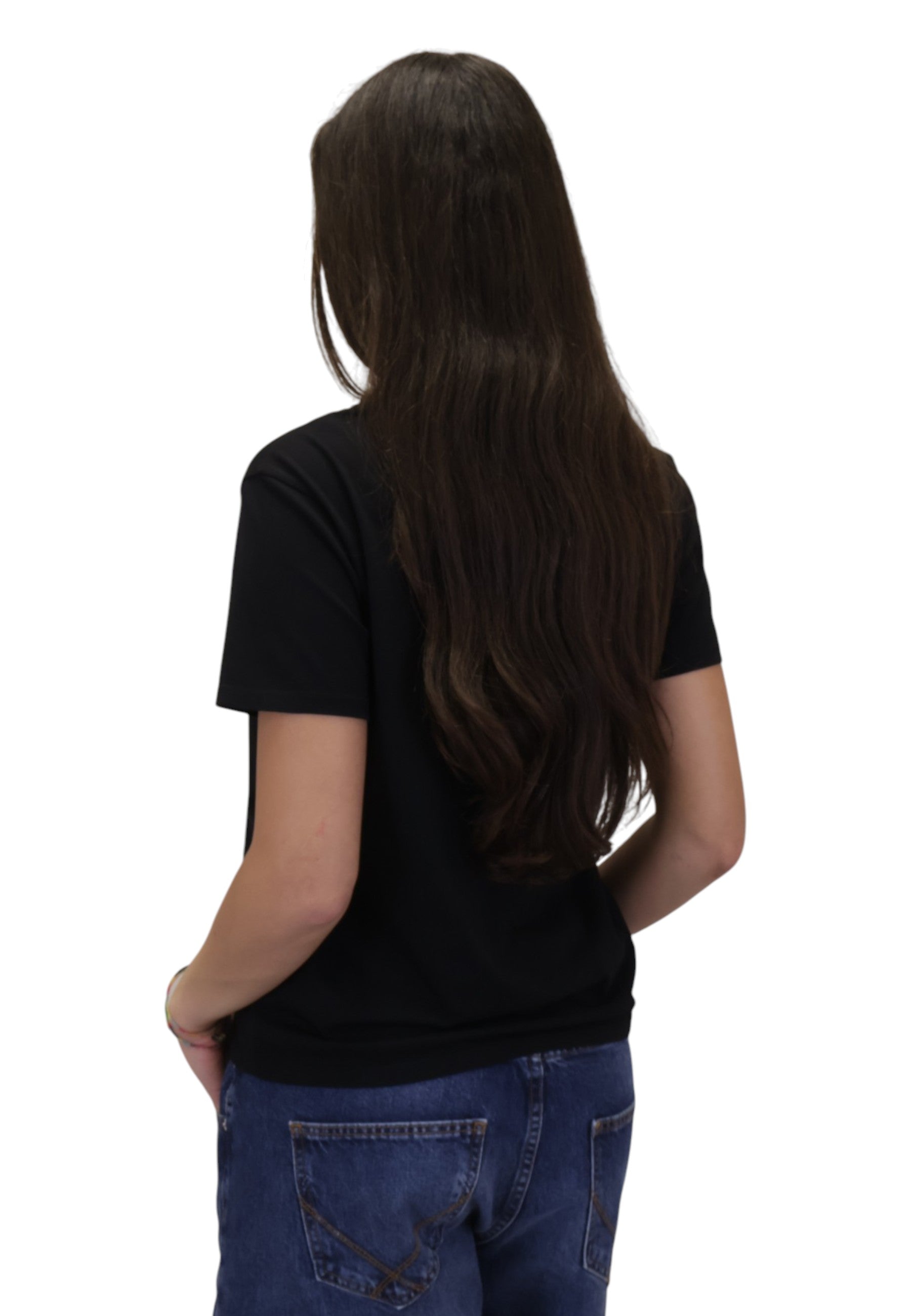 T-SHIRT Nero Mc2 Saint Barth