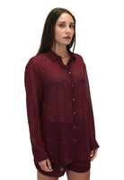 CAMICIE Bordeaux Mc2 Saint Barth