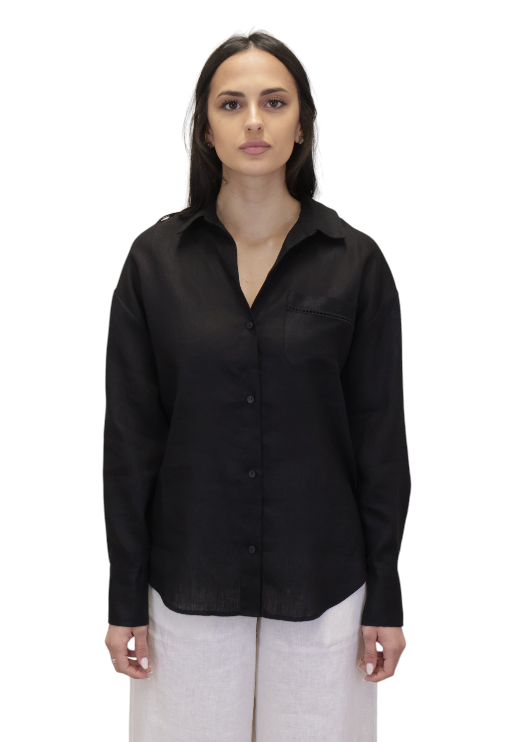 CAMICIE MANICA LUNGA Nero Mc2 Saint Barth