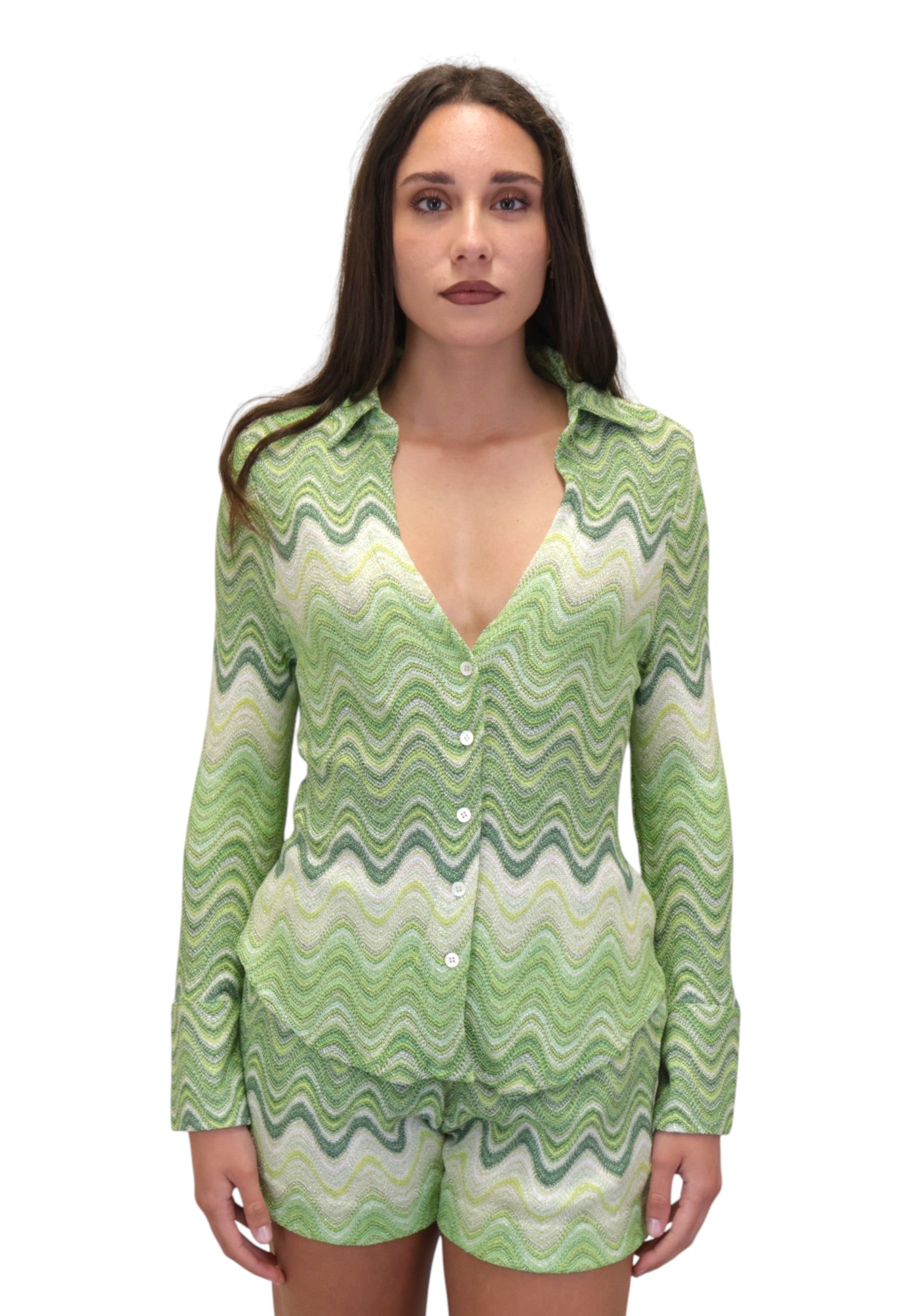 CAMICIE Verde Mc2 Saint Barth