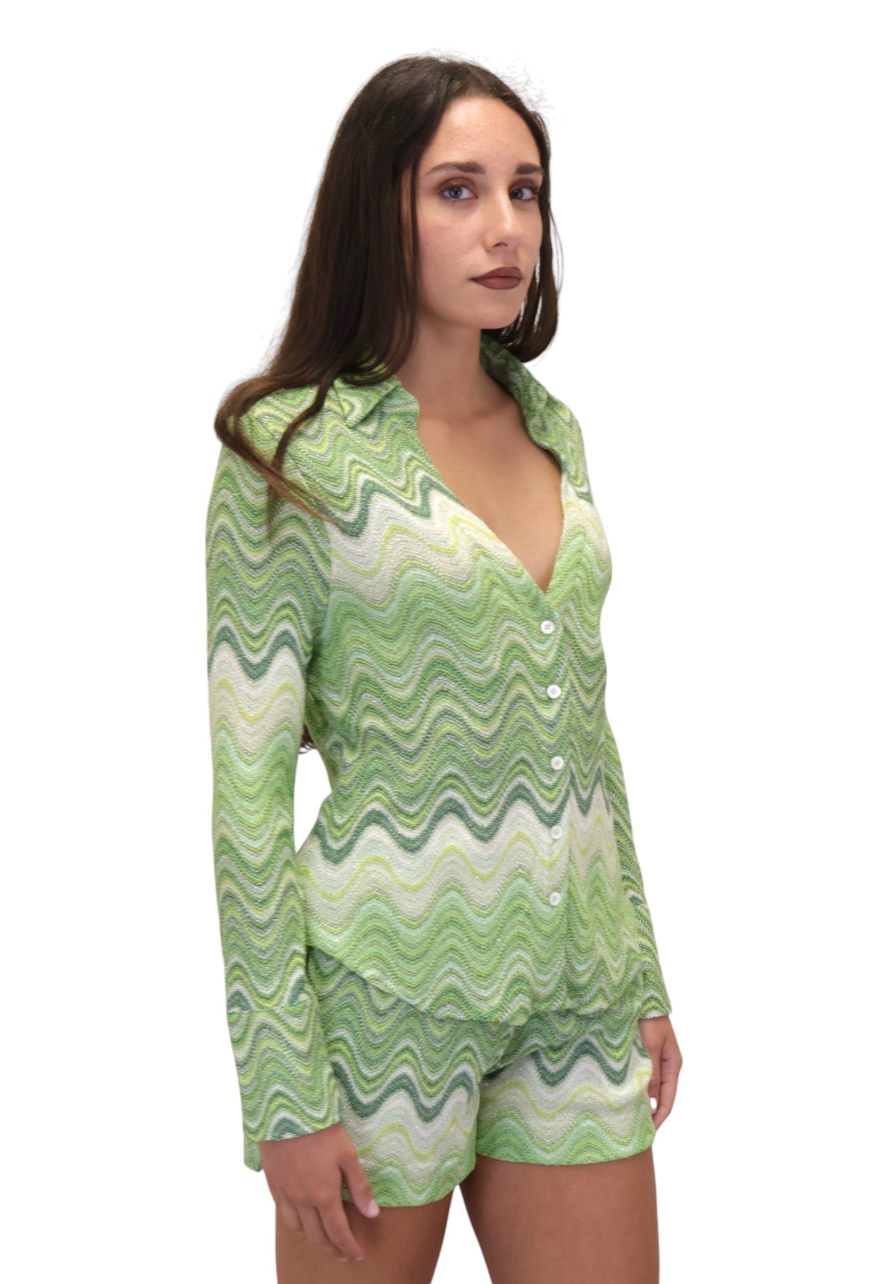 CAMICIE Verde Mc2 Saint Barth