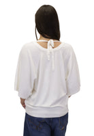 MAGLIE A V Bianco Solotre