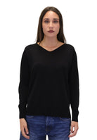 MAGLIE A V Nero Solotre