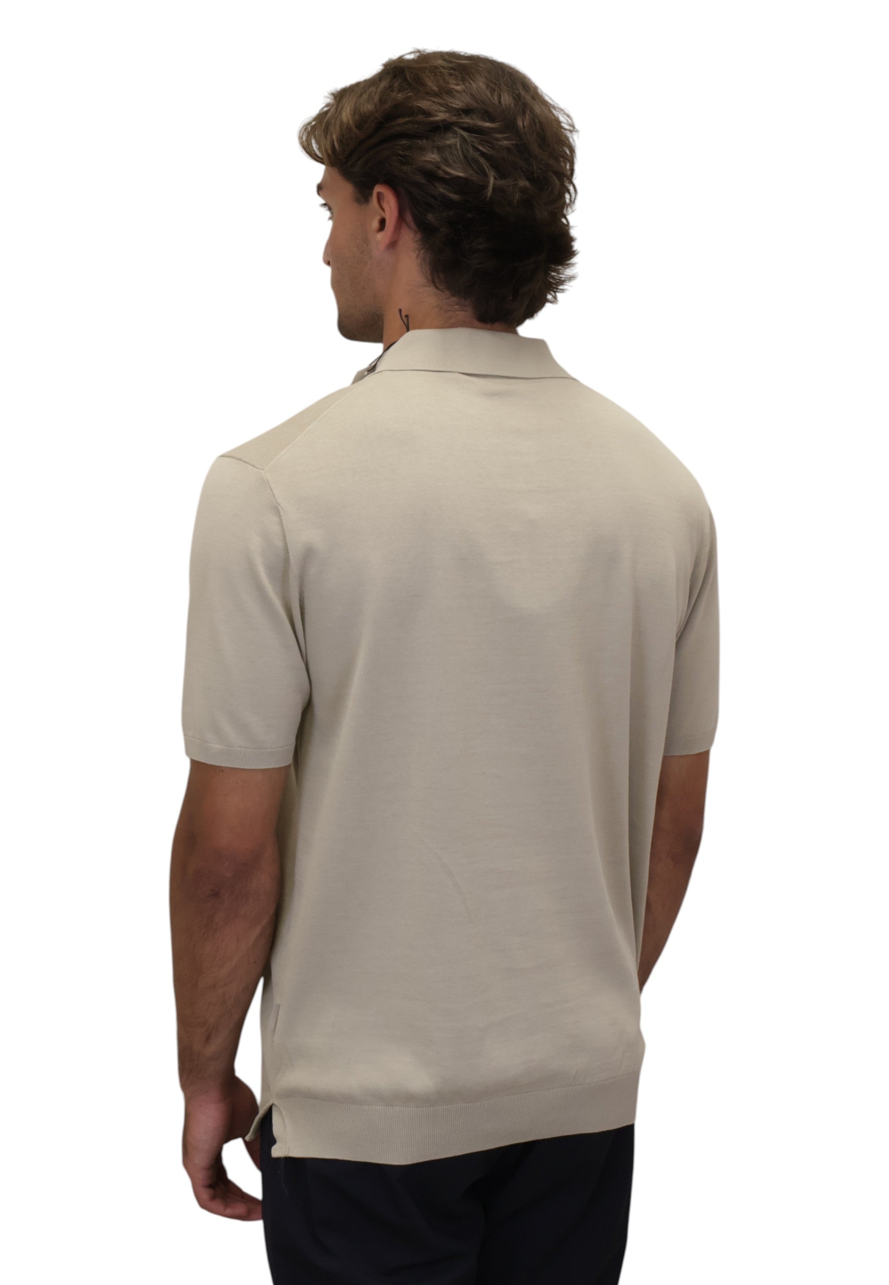 POLO A MANICA CORTA Beige People Of Shibuya