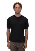 GIROCOLLO MANICA CORTA Nero Kangra