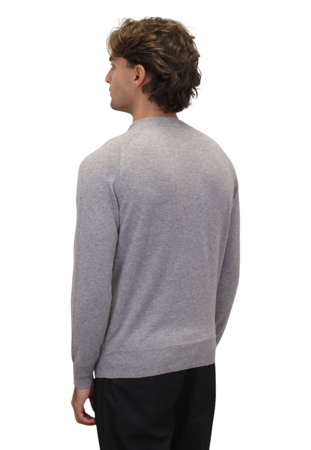 MAGLIE A GIROCOLLO Grigio Kangra