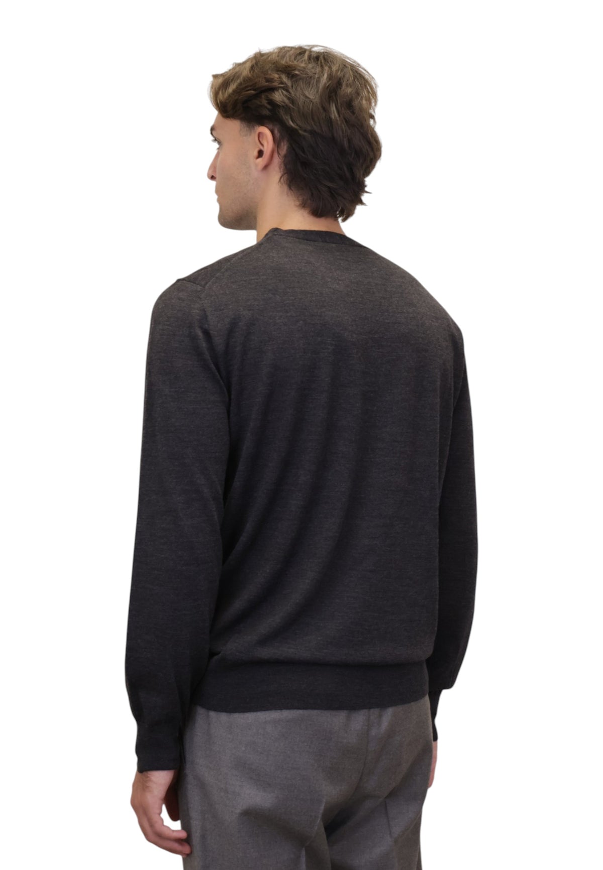 MAGLIE A GIROCOLLO Grigio Kangra