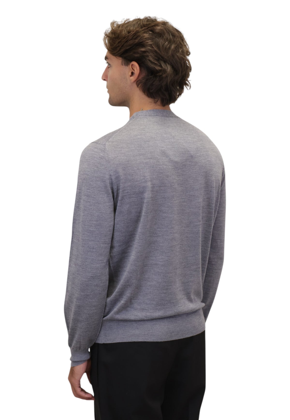 MAGLIE A GIROCOLLO Grigio Kangra