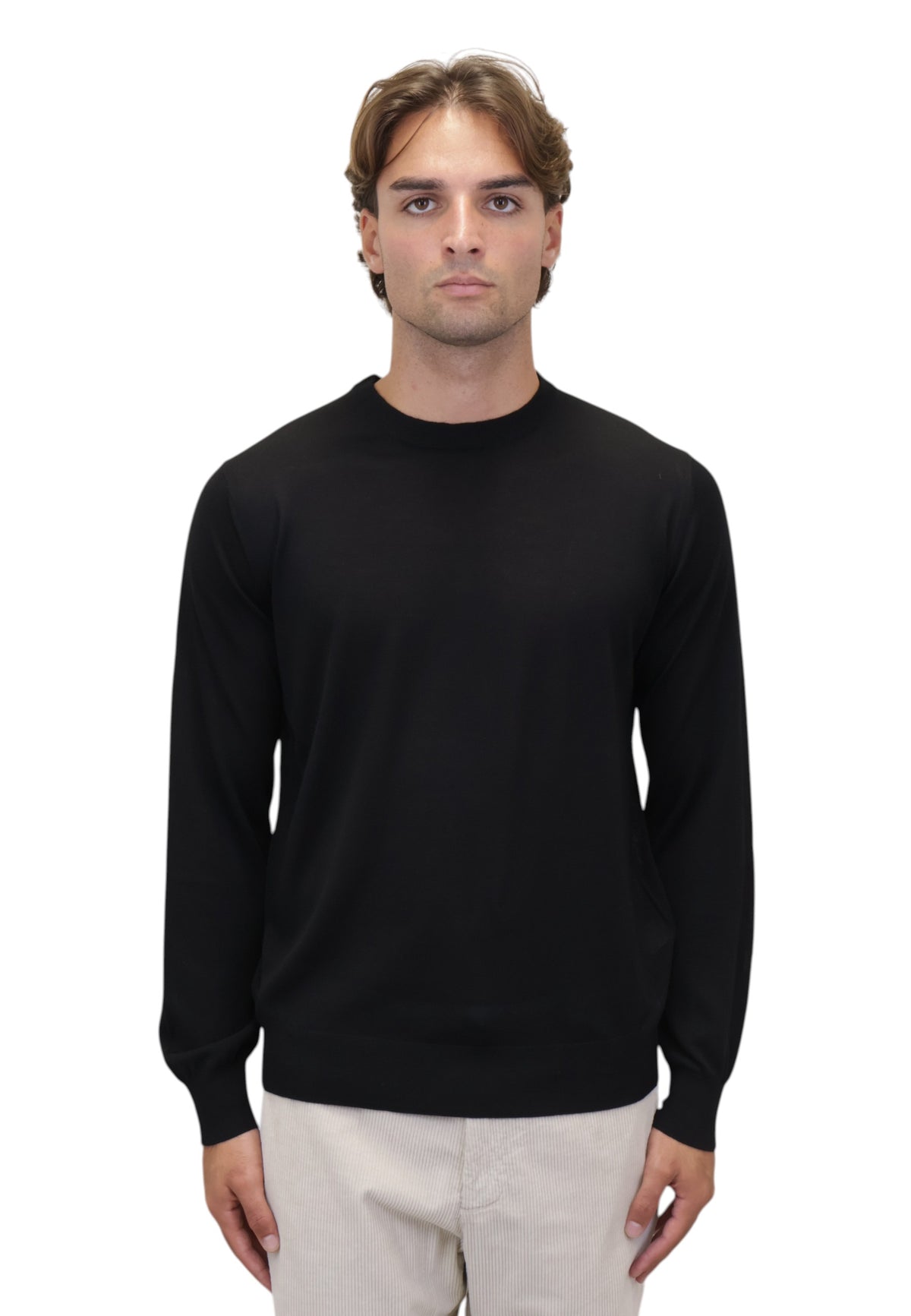 MAGLIE A GIROCOLLO Nero Kangra