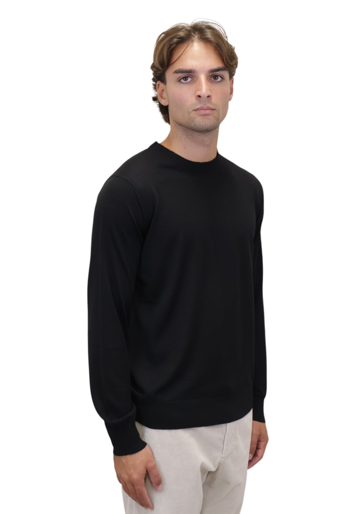 MAGLIE A GIROCOLLO Nero Kangra