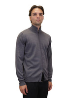 MAGLIE CON ZIP Grigio Kangra