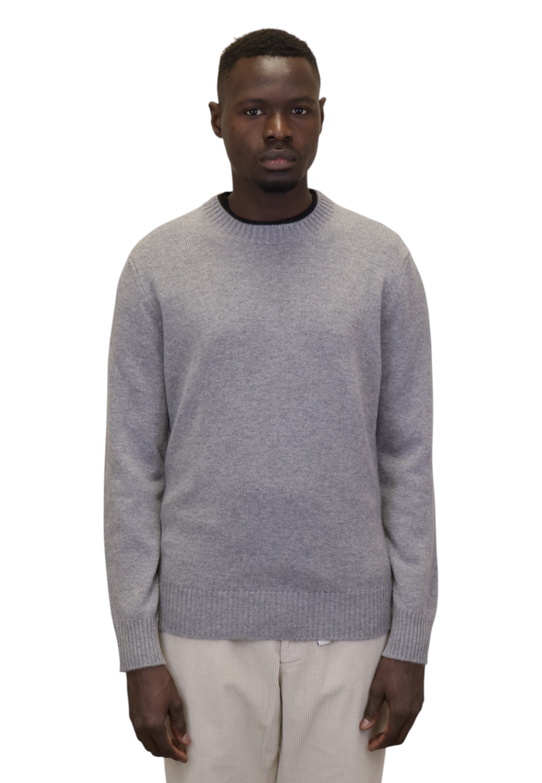 MAGLIE A GIROCOLLO Grigio Kangra