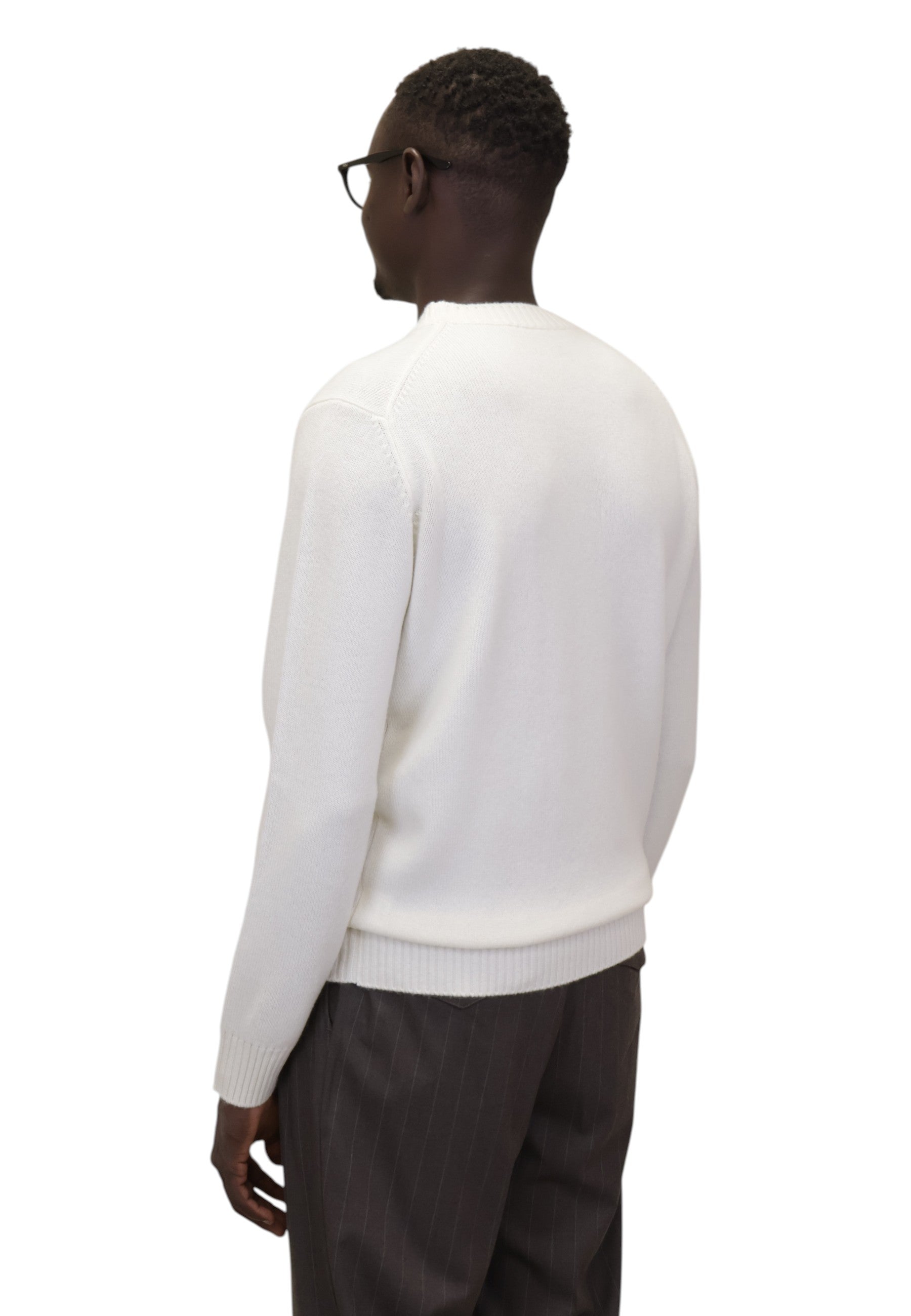 MAGLIE A GIROCOLLO Bianco Kangra