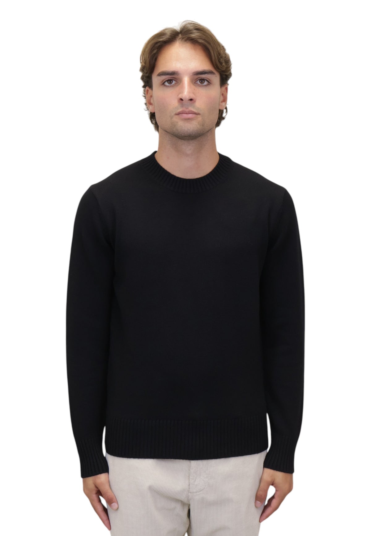 MAGLIE A GIROCOLLO Nero Kangra