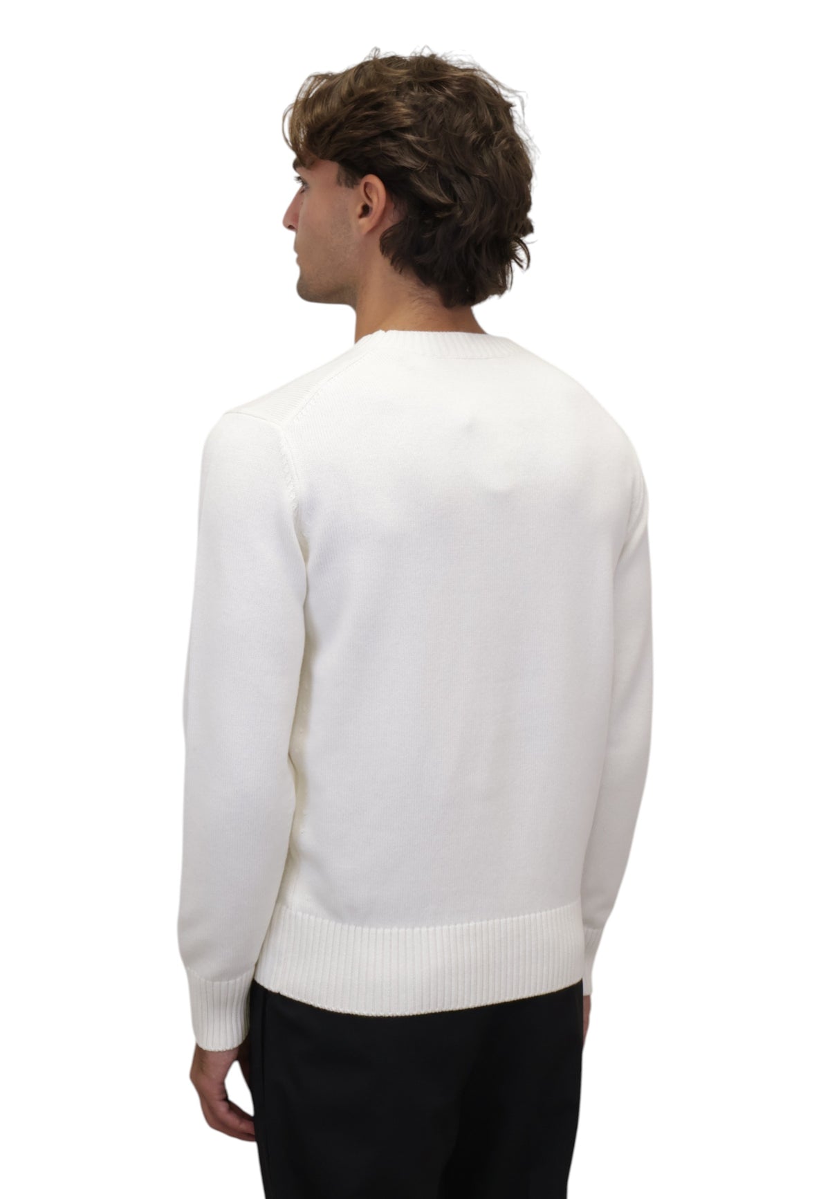 MAGLIE A GIROCOLLO Bianco Kangra