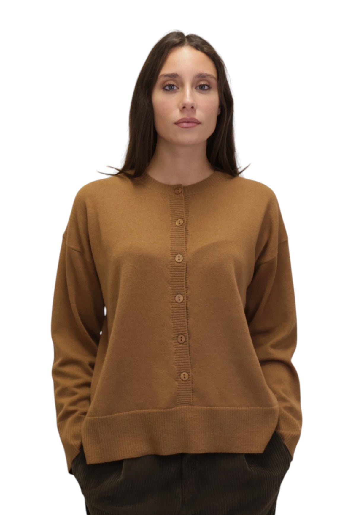 MAGLIE A SERAFINO Marrone Kangra